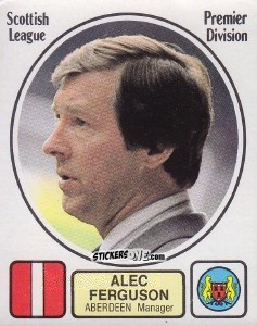 Sticker Alex Ferguson - UK Football 1981-1982 n. 415 - Panini