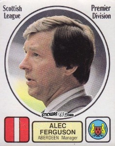 Cromo Alex Ferguson - UK Football 1981-1982 - Panini