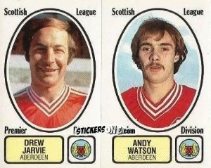 Cromo Drew Jarvie / Andy Watson - UK Football 1981-1982 - Panini