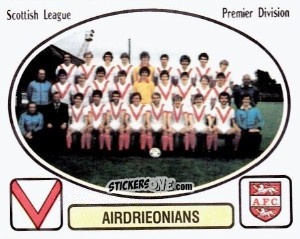 Sticker Team Photo - UK Football 1981-1982 - Panini