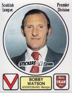 Figurina Bobby Watson - UK Football 1981-1982 - Panini