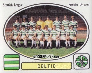 Sticker Team Photo - UK Football 1981-1982 - Panini