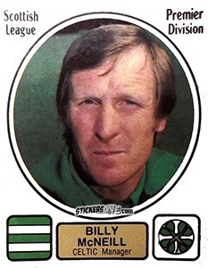 Sticker Billy McNeill - UK Football 1981-1982 - Panini