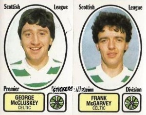 Sticker George McCluskey / Frank McGarvey - UK Football 1981-1982 n. 439 - Panini