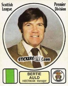 Sticker Bertie Auld - UK Football 1981-1982 n. 460 - Panini