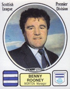 Cromo Benny Rooney