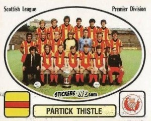 Sticker Team Photo - UK Football 1981-1982 - Panini