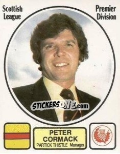 Figurina Peter Cormack - UK Football 1981-1982 - Panini