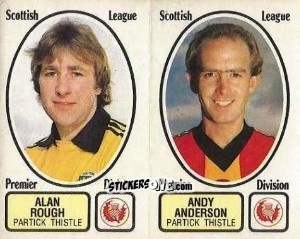 Sticker Alan Rough / Andy Anderson - UK Football 1981-1982 n. 479 - Panini
