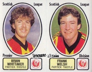 Sticker Brian Whittaker / Frank Welsh - UK Football 1981-1982 n. 480 - Panini