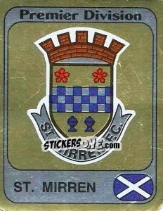 Sticker Badge - UK Football 1981-1982 - Panini