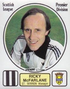 Sticker Ricky McFarlane - UK Football 1981-1982 n. 496 - Panini