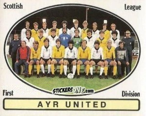 Figurina Team Photo - UK Football 1981-1982 - Panini