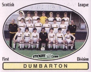 Sticker Team Photo - UK Football 1981-1982 - Panini