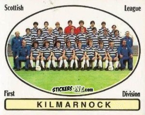 Sticker Team Photo - UK Football 1981-1982 - Panini