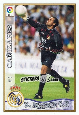 Cromo 6. CAÑIZARES - Las Fichas De La Liga 1997-1998 - Mundicromo