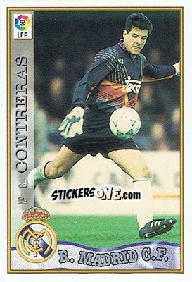Sticker 6. CONTRERAS - Las Fichas De La Liga 1997-1998 - Mundicromo