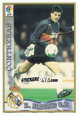 Sticker 6. CONTRERAS - Las Fichas De La Liga 1997-1998 n. 7 - Mundicromo