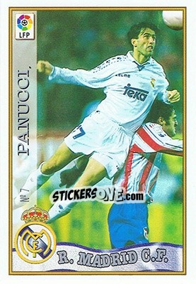 Sticker 7. PANUCCI - Las Fichas De La Liga 1997-1998 - Mundicromo