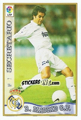 Cromo 7. SECRETARIO - Las Fichas De La Liga 1997-1998 n. 9 - Mundicromo