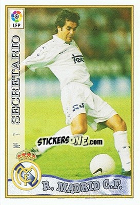 Figurina 7. SECRETARIO - Las Fichas De La Liga 1997-1998 - Mundicromo