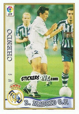 Sticker 9. CHENDO - Las Fichas De La Liga 1997-1998 n. 11 - Mundicromo