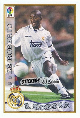 Sticker 10. ZE ROBERTO - Las Fichas De La Liga 1997-1998 n. 14 - Mundicromo