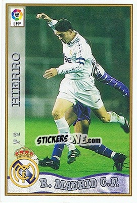 Sticker 12. HIERRO - Las Fichas De La Liga 1997-1998 n. 17 - Mundicromo