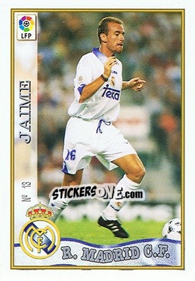 Cromo 13. JAIME - Las Fichas De La Liga 1997-1998 n. 19 - Mundicromo