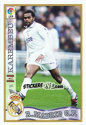 Cromo 14. U.H. KAREMBEAU - Las Fichas De La Liga 1997-1998 - Mundicromo