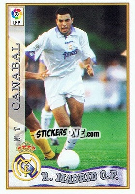 Sticker 17. CANABAL - Las Fichas De La Liga 1997-1998 - Mundicromo