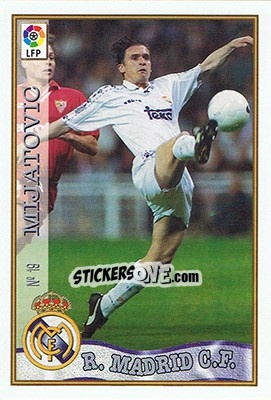 Sticker 19. MIJATOVIC - Las Fichas De La Liga 1997-1998 n. 28 - Mundicromo