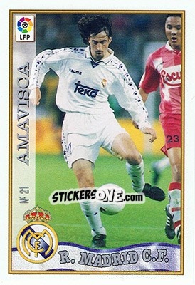 Sticker 21. AMAVISCA - Las Fichas De La Liga 1997-1998 - Mundicromo