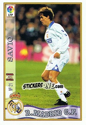 Cromo 21. U.H. SAVIO - Las Fichas De La Liga 1997-1998 - Mundicromo