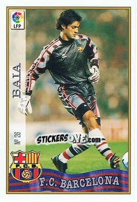Sticker 26. VITOR BAIA - Las Fichas De La Liga 1997-1998 n. 37 - Mundicromo