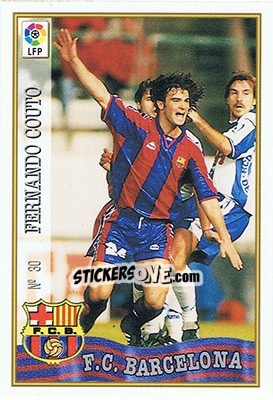 Sticker 30. F. COUTO - Las Fichas De La Liga 1997-1998 - Mundicromo