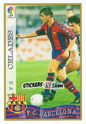 Sticker 33. CELADES - Las Fichas De La Liga 1997-1998 n. 48 - Mundicromo