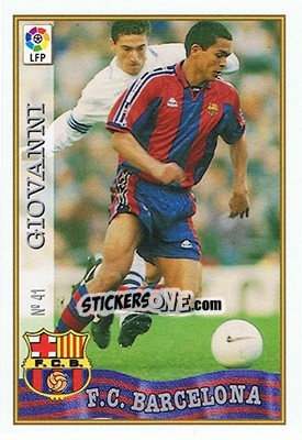 Sticker 41. GIOVANNI - Las Fichas De La Liga 1997-1998 - Mundicromo