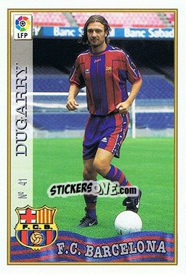 Sticker 41. DUGARRY - Las Fichas De La Liga 1997-1998 n. 62 - Mundicromo