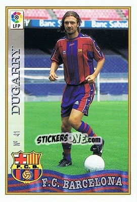 Cromo 41. DUGARRY - Las Fichas De La Liga 1997-1998 - Mundicromo