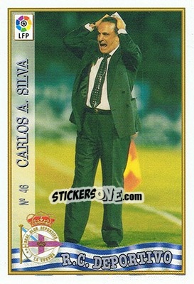 Cromo 46. CARLOS A. SILVA - Las Fichas De La Liga 1997-1998 - Mundicromo