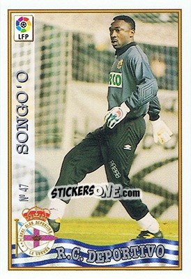 Sticker 47. SONGO'O - Las Fichas De La Liga 1997-1998 - Mundicromo
