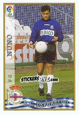 Cromo 48. NUNO - Las Fichas De La Liga 1997-1998 n. 70 - Mundicromo