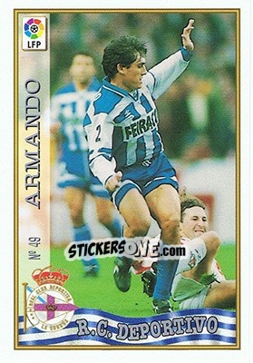 Sticker 49. ARMANDO - Las Fichas De La Liga 1997-1998 - Mundicromo