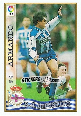 Sticker 49. ARMANDO - Las Fichas De La Liga 1997-1998 n. 72 - Mundicromo