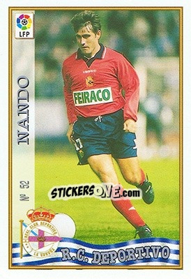 Figurina 52. NANDO - Las Fichas De La Liga 1997-1998 n. 77 - Mundicromo