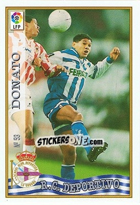 Figurina 53. DONATO - Las Fichas De La Liga 1997-1998 n. 79 - Mundicromo