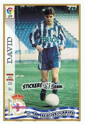 Cromo 56. U.H. DAVID - Las Fichas De La Liga 1997-1998 n. 83 - Mundicromo
