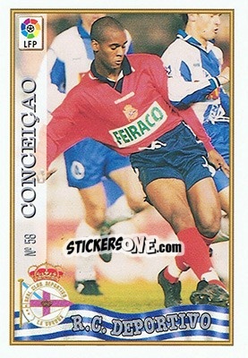 Figurina 58. CONCEIÇAO - Las Fichas De La Liga 1997-1998 n. 86 - Mundicromo