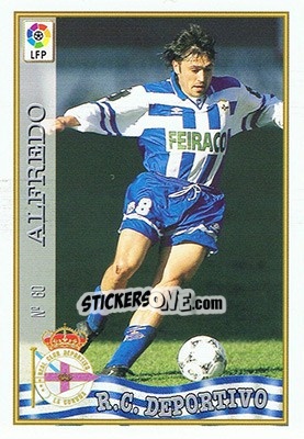 Sticker 60. ALFREDO - Las Fichas De La Liga 1997-1998 - Mundicromo